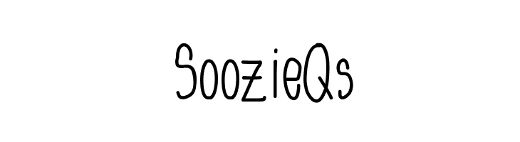 SoozieQs Font