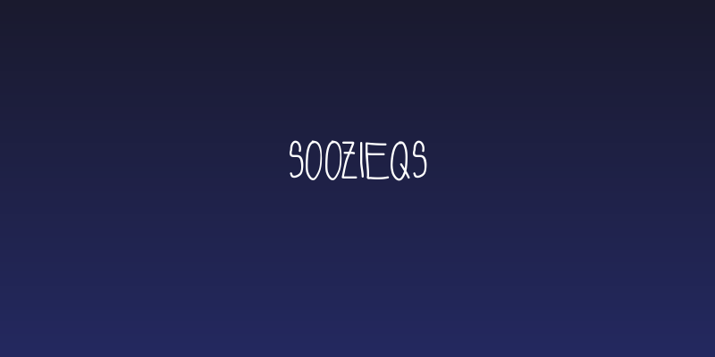SoozieQs Social Header