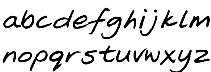 Soozle Font LOWERCASE