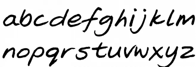 Soozle Schriftart Kleinbuchstaben