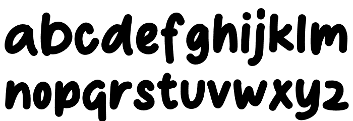 Sopberry Font LOWERCASE