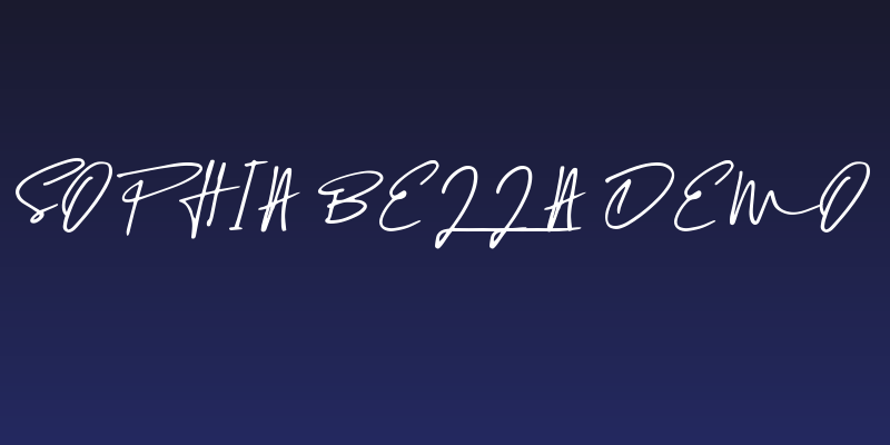 Sophia Bella DEMO Social Header