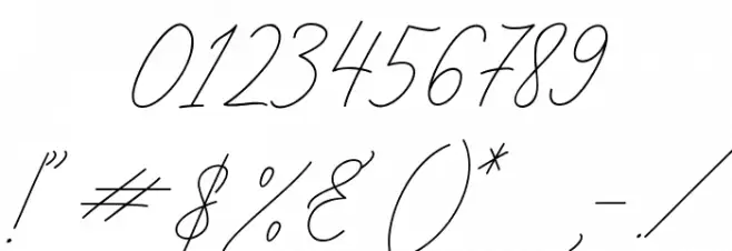 Sophia Christie Font OTHER CHARS