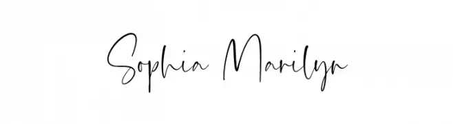 Sophia Marilyn  les polices de caract&egrave;res gratuit t�l�charger