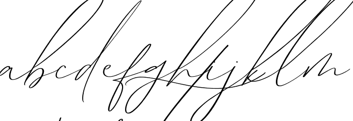Sophia Martini Font LOWERCASE