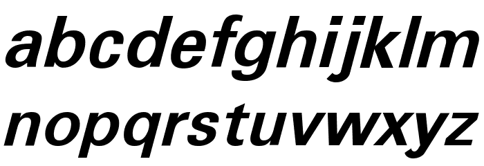 Sophia Nubian Bold Italic Font LOWERCASE