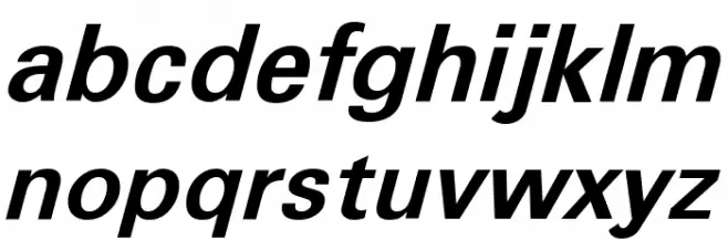 Sophia Nubian Bold Italic Caratteri MINUSCOLO