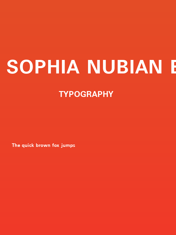 Sophia Nubian Bold Poster