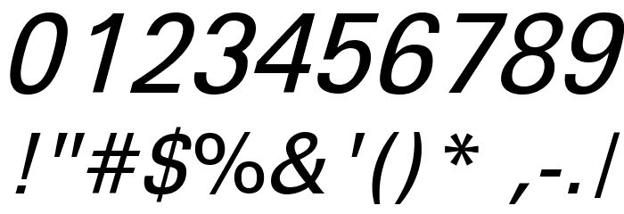 Sophia Nubian Italic Font OTHER CHARS
