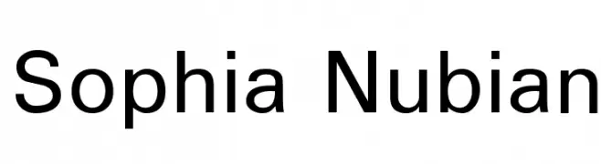 Sophia Nubian  Frei Schriftart Herunterladen