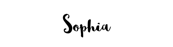 Sophia Font - FFonts.net