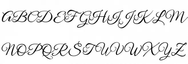 SophiaScript Schriftart Groß