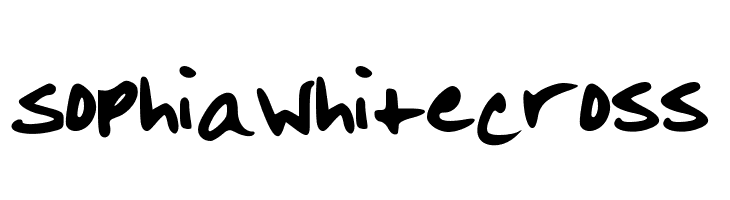 SophiaWhitecross  Frei Schriftart Herunterladen