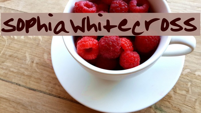 SophiaWhitecross Example 3