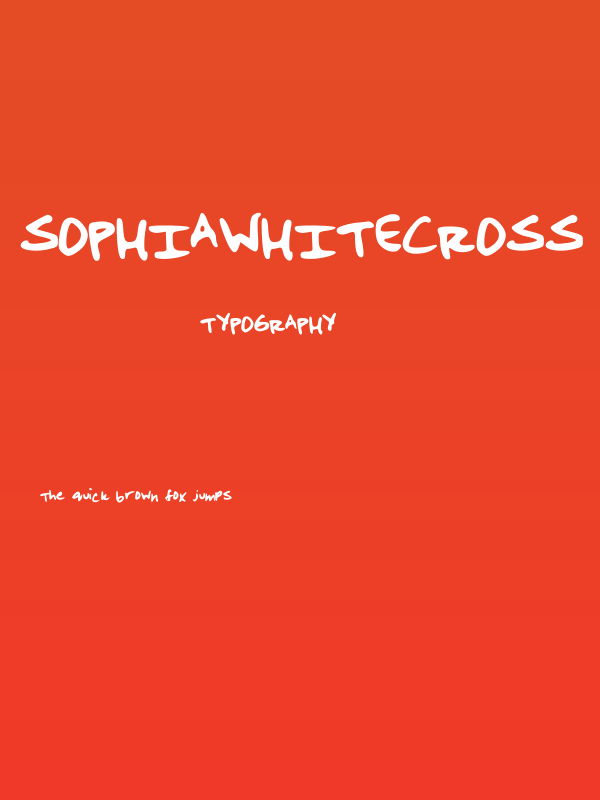 SophiaWhitecross Poster
