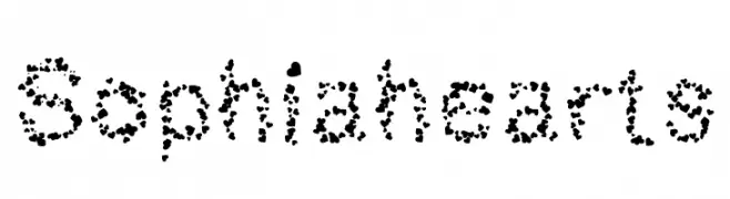 Sophiahearts  Frei Schriftart Herunterladen