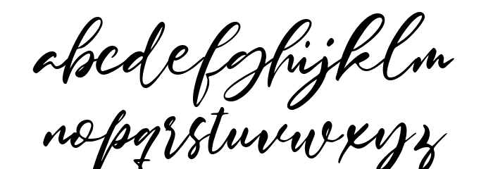 Sophie Robinson Regular Font LOWERCASE