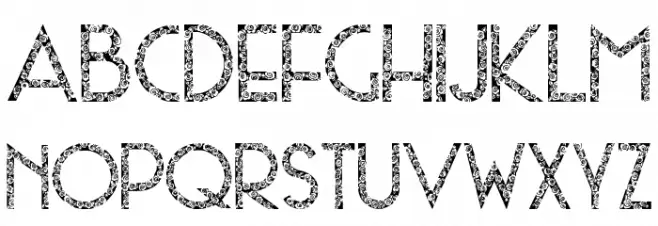 Sophie Scholl خط أحرف صغيرة