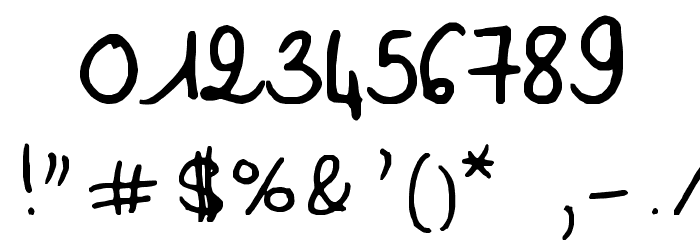 Sophie Font OTHER CHARS