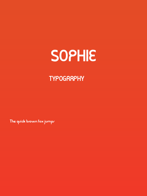 Sophie Poster