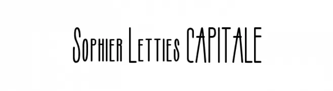 Sophier Letties CAPITALE  Fuentes Gratis Descargar