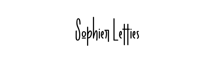 Sophier Letties  Free Fonts Download