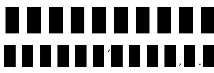 Sophistica1 フォント その他の文字