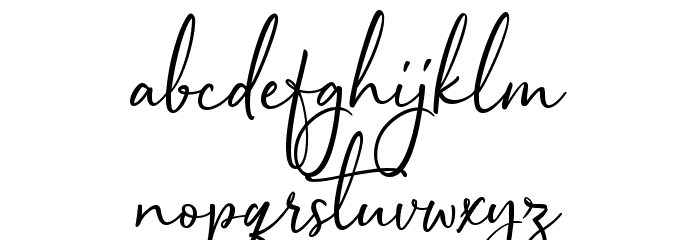 Sophistica1 フォント 小文字