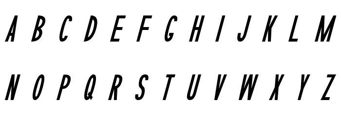 Sophisticated Slims Italic Font LOWERCASE