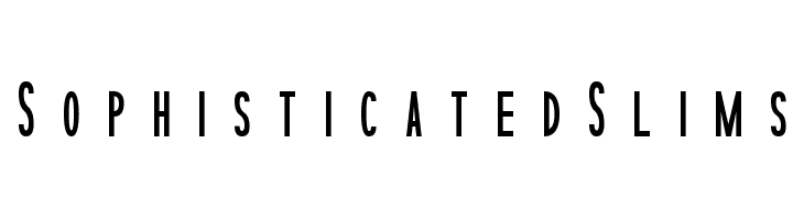 Sophisticated Slims  Free Fonts Download