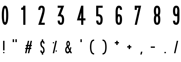Sophisticated Slims Font OTHER CHARS
