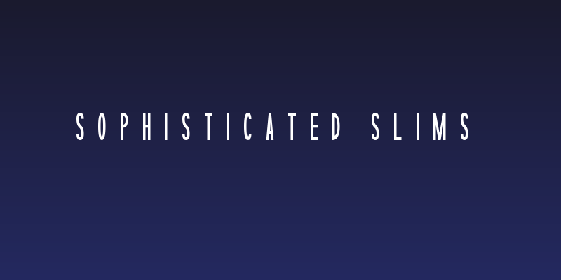 Sophisticated Slims Social Header