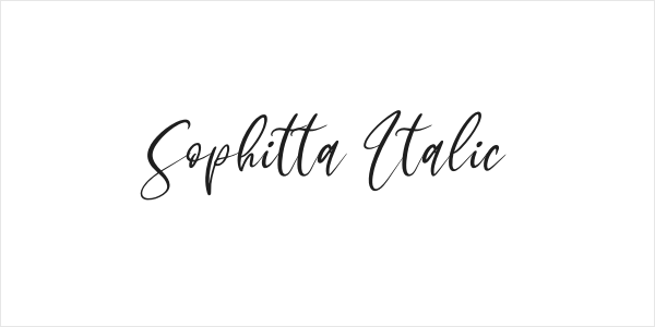 Sophitta Italic Logo
