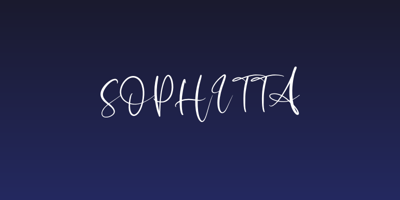 Sophitta Social Header