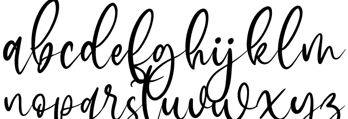 Sophitta Font LOWERCASE