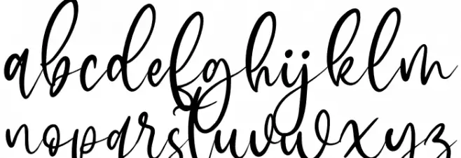 Sophitta Font LOWERCASE