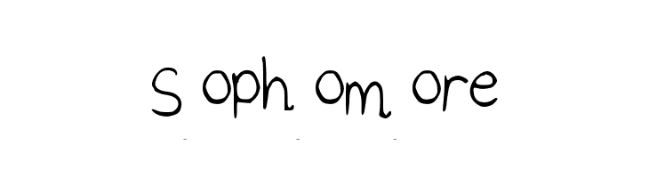 Sophomore Font