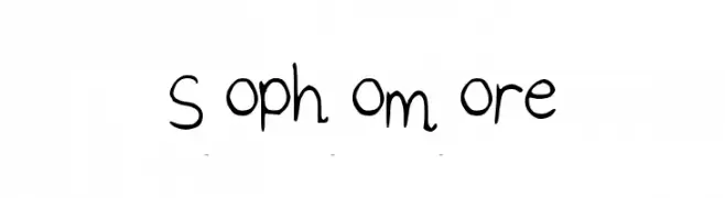 Sophomore  Frei Schriftart Herunterladen