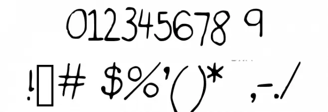 Sophomore Font OTHER CHARS