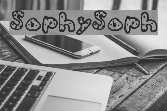 SophySoph Font examples