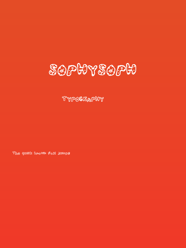 SophySoph Poster