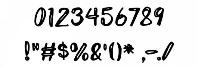 Sorcerous Font OTHER CHARS