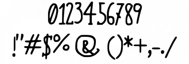 Sorcerous_Mouse Font OTHER CHARS