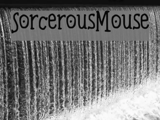 Sorcerous_Mouse Font examples