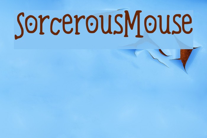 Sorcerous_Mouse Schriftart examples