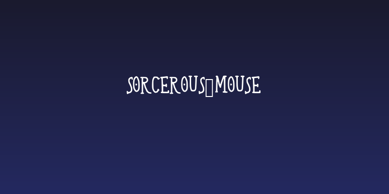 Sorcerous_Mouse Social Header