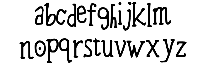 Sorcerous_Mouse Schriftart Kleinbuchstaben