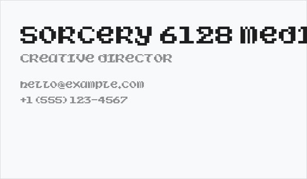 Sorcery 6128 Medium Business Card