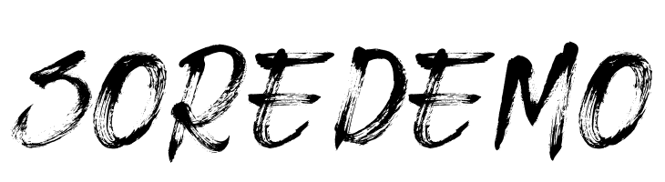 Sore DEMO  Frei Schriftart Herunterladen