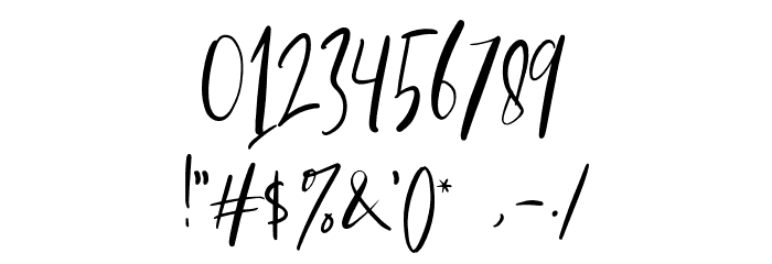 SoredimeDEMO Font OTHER CHARS